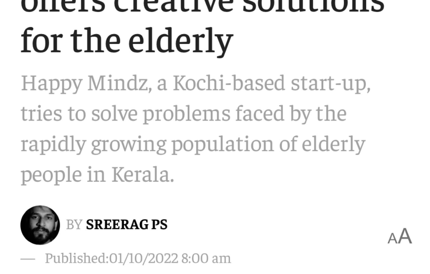 Happymindz Elder care, Kochi